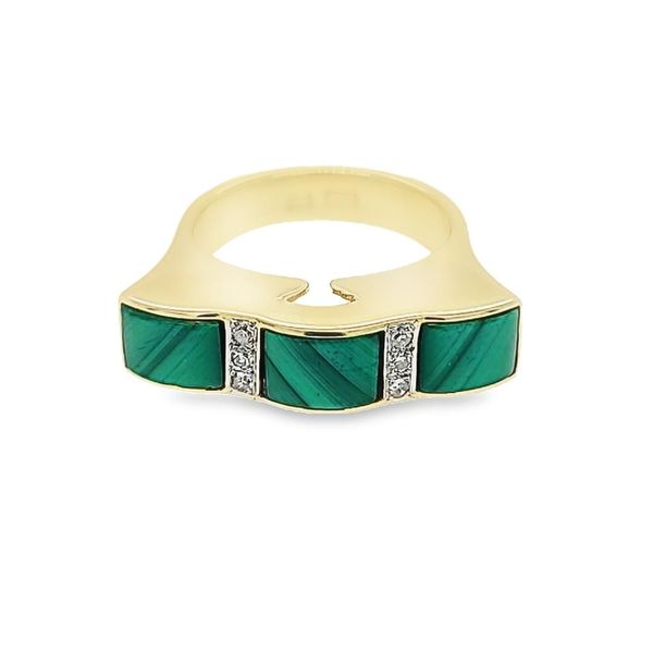 Malachite-inlay-ring