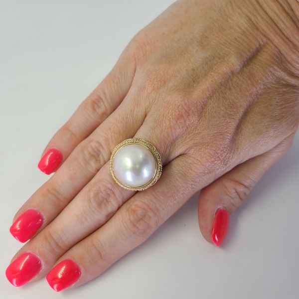 Mabe Pearl Ring