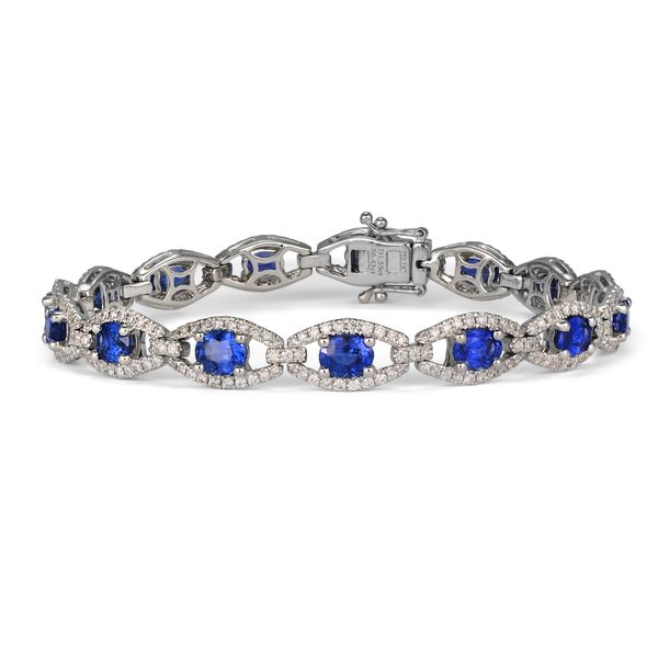 Sapphire-and-diamond-bracelet