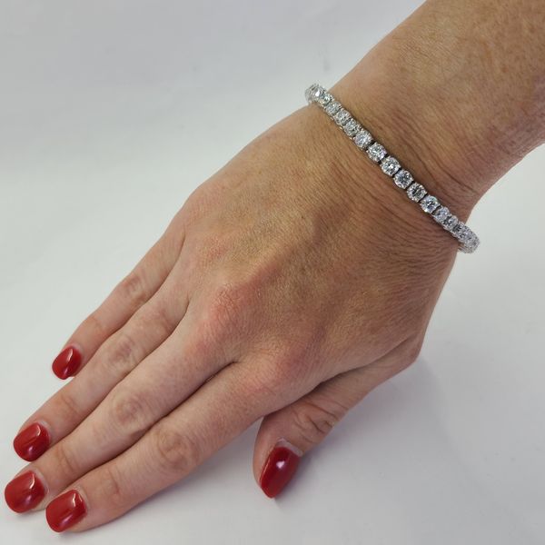 12.66 Carat Diamond Tennis Bracelet