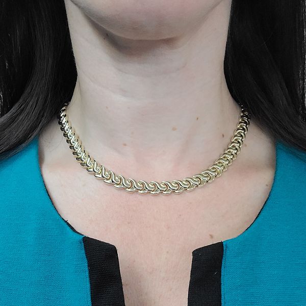 yellow-gold-Y-link-necklace