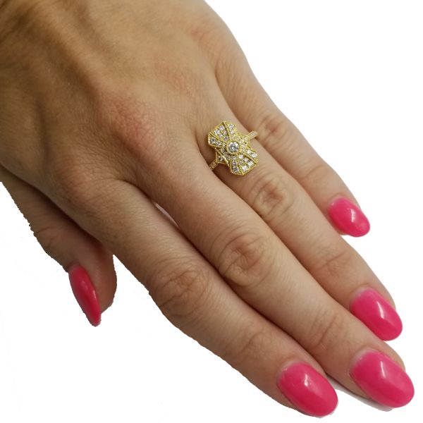 Yellow Gold Dinner Ring