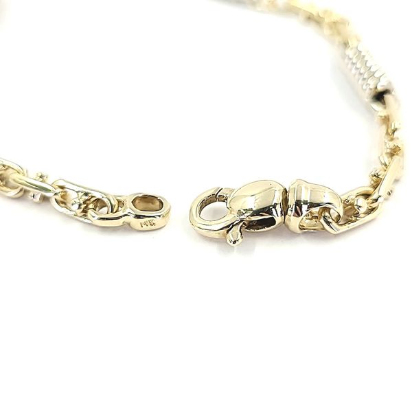 Men's Coil and Anchor Link Bracelet