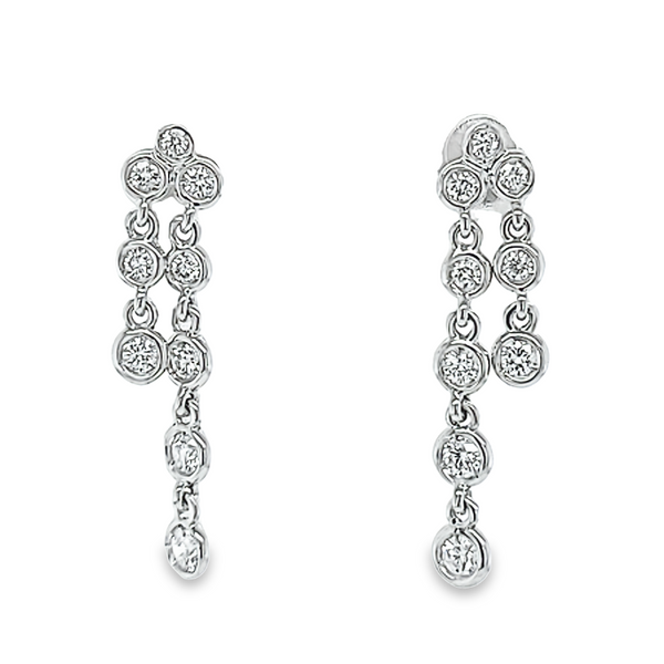 Estate-bezel-set-diamond-drop-earrings